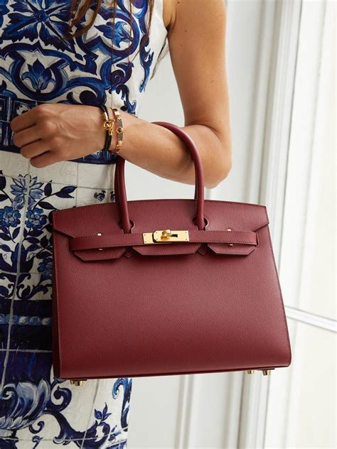 Hermes Birkin 30 Rouge Grenat Epsom Palladium Hardware